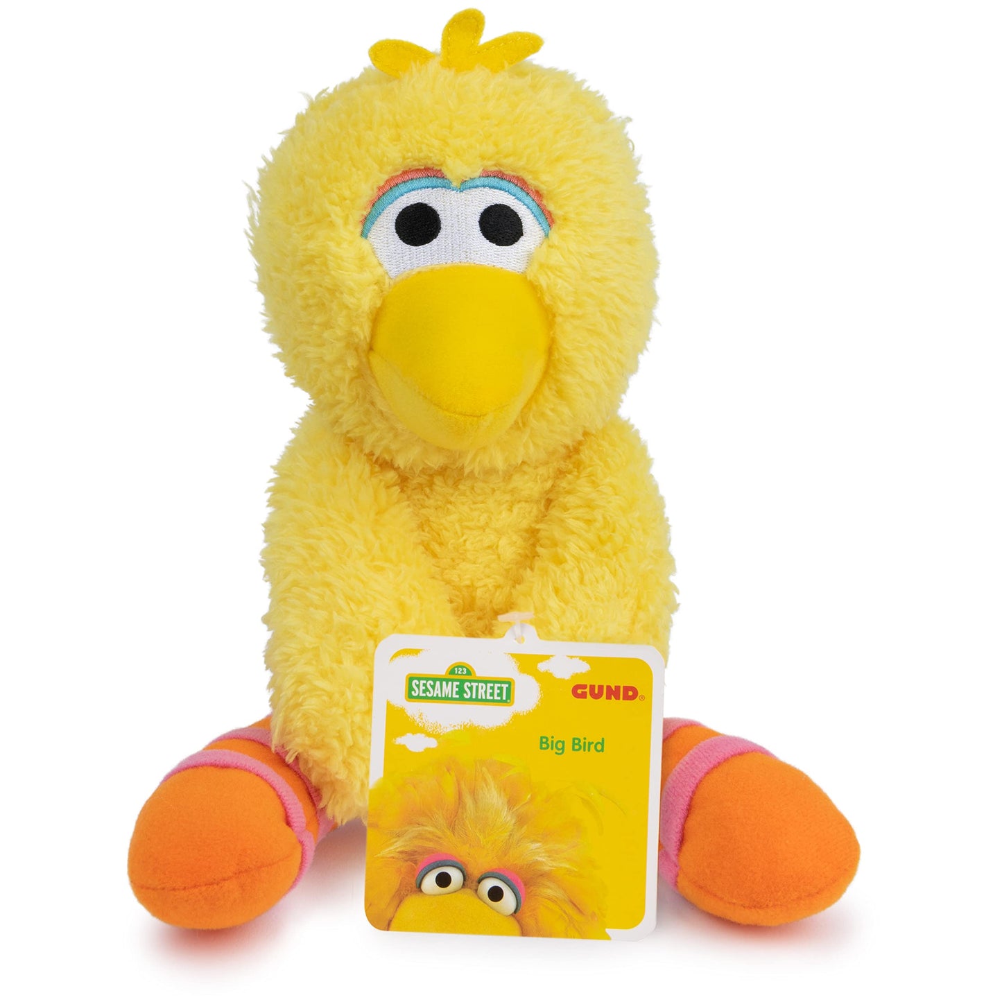 Gund Sesame Street Official Big Bird Take Along Buddy Plush, Premium Plush Toy For Ages 1 & Up, Yellow, 13