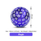 Dndnd Purple 100 Sided Metal Dice, Single D100 Polyhedral Dice With Metal Case And Velvet Pouch(Purple With White Number)