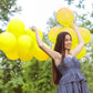 Treasures Gifted Solid Mustard Yellow Balloons - Opaque Light Yellow Balloons Bulk - Neon Yellow 12 Inch Balloons, Matte Balloon