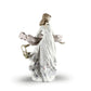 Lladró Spring Splendor Woman Figurine. Porcelain Woman Figure.