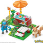 MEGA Pok  mon Action Figure Building Toys Set, Pok  mon Picnic with 193 Pieces, 2 Poseable Characters, Eevee and Riolu, Gift Ide