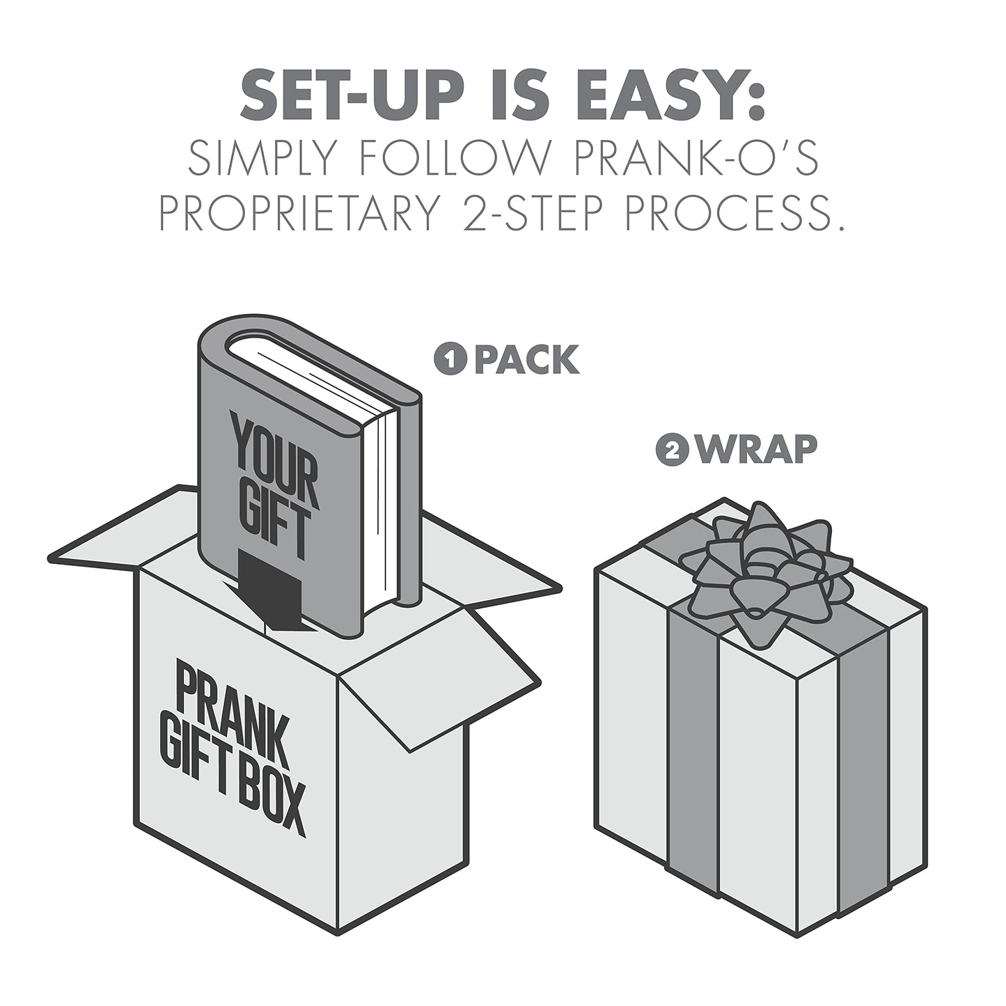 Prank-O Float-A-Poo Empty Prank Gift Box, Pet Day, Wrap Your Real Present In A Funny Authentic Prank-O Joke Present Box, Novelty Gifting Box For Pranksters, Gag Gift Wrap For Mother'S Day