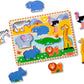 African Savana Adventure Watering Hole Toddlers Puzzle