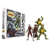 THE LOYAL SUBJECTS Teenage Mutant Ninja Turtles BST AXN advanced Foot Soldier/Shredder and Raphael + Donatello Comic Inspired Combo 4-Pack - Diamond PX 40th Anniversary limited availability (BATMNTMRG4PK01)