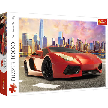 Trefl Sunset Ride 1000 Piece Jigsaw Puzzle Red 27'X19' Print, Diy Puzzle, Creative Fun, Classic Puzzle For Adults And Children From 12 Years Old