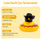 Wonuu Car Duck Rubber Duck Car Ornaments Duck Car Dashboard Decorations With Cute Headband Swim Ring Necklace Sunglasses, A-Cowb