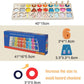 Textile Counters Numbers and Shapes