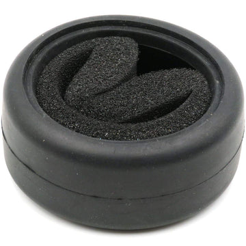 hobbysoul 4pcs RC 1/10 On Road Slick Tire Rubber Tyre Fit for 1:10 Touring Drift Car Wheel Rim