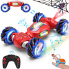 Fosgoit Spider Remote Control Car Spider Toy for Kids 6-8 8-12 6-12, Gesture Sensing RC Stunt Car with Light & Music & Spray, Ge