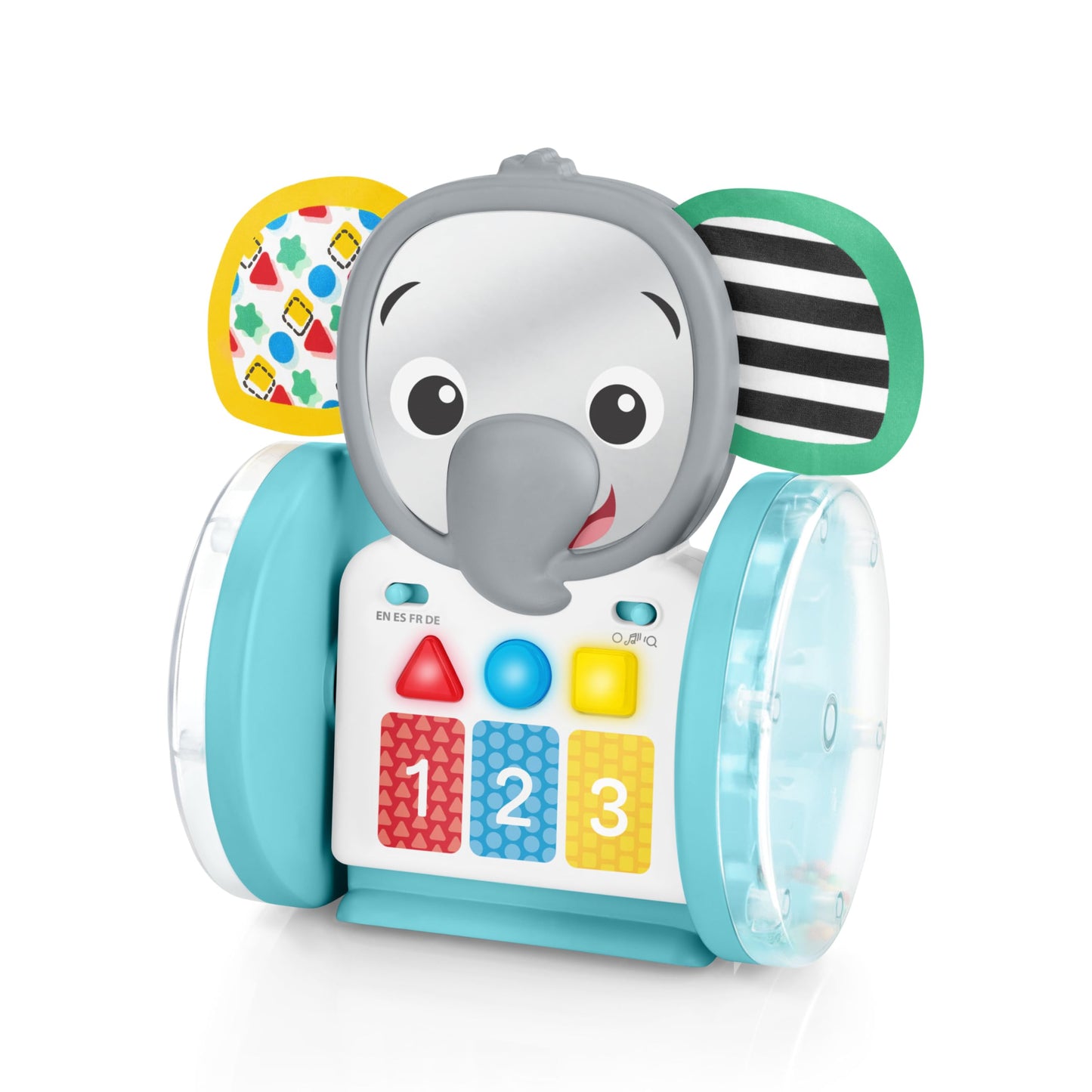 Baby Einstein Chase & Tap Earl Crawling Baby Toy, With Mirror And Music, Ages 6 Months And Up