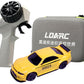 Captainrc Ldarc 1: 64 Mini Sports Car 4Ch 2.4Ghz Remote Control Full Scale Rtr Kit With Portable Storage Bag (R02-Yellow)