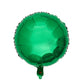 Green Foil Balloons, Round Shape 10Pcs Big Mylar Balloons Helium Balloons For Birthday Baby Shower Wedding Party Decoration 18 I