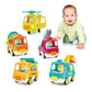Ctffnny Friction Powered Push And Go Inertia Cars Small Dump Truck With Music Sound And Light Construction Vehicles Toy Trucks 1
