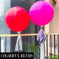Colorful Elves Large Red Balloons 36 Inches 4 Pack Giant Jumbo Red Latex Party Balloon