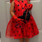 Sgehen Ladybug Costume For Girls Dress Birthday Party Halloween Christmas Outfit With Accessories 3 4T