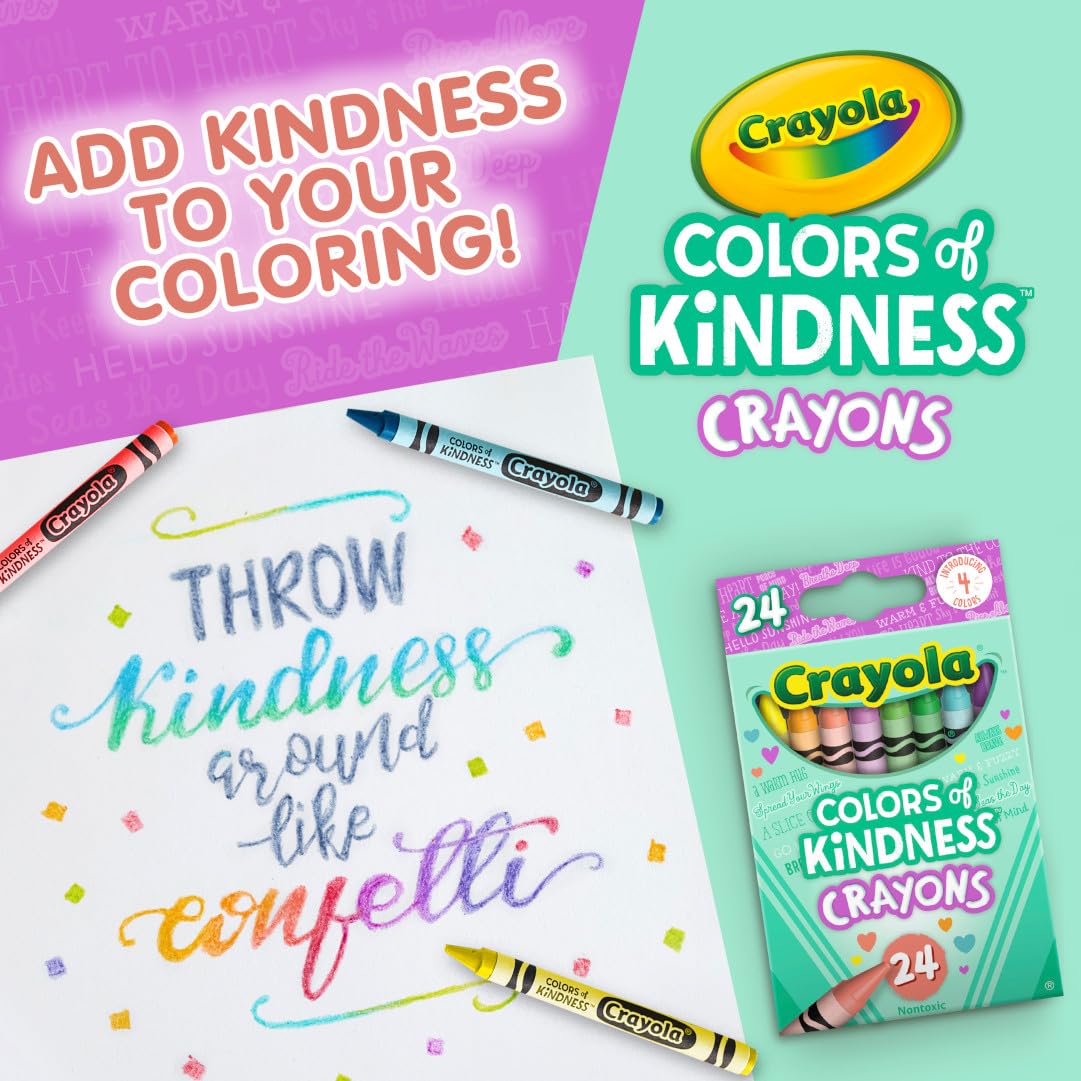 Colors of Kindness Crayons, 24 Count