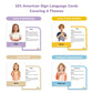 Chefan Asl Flash Cards, American Sign Language Flash Cards For Adults, Asl Cards For Kids, Learn Sign Language For Beginners, Non Verbal And Special Education Communication Cards