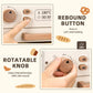 Oook Wooden Kids Oven, Pretend Play Oven For Toddlers With Diy Stickers, Kitchen Play Set Accessories With Push-Pull Baking Tray