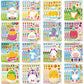 48 Pcs Cute Easter Make Your Own Stickers Stickers For Toddlers Kids,Make Your Own Mix And Match Sticker Sheets Art Craft Kits,Including 2000+Repositionable Little Stickers
