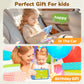 Joycat Talking Flash Cards For Toddlers 1-5 Clear Voice & Thick Cards & Easy To Slide In And Out, Independent Play & Speech Deve