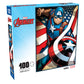 Buffalo Games Captain America 100 Piece Jigsaw Puzzle - Large Multicolor Paper Puzzle for Families - Model 4838