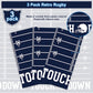 Rejoice Bunny 3Pcs Football Party Tablecloths Sport Themed Party Decorations American Rugby Tablecloth Banner Game Day Disposabl