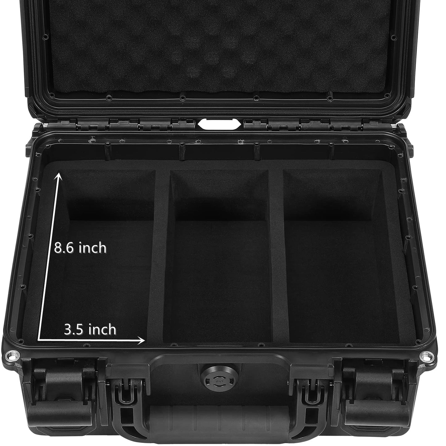 Sibonic Waterproof Graded Card Case Compatible With 102 Card Slabs, Bgs Psa Sgc Fgs Graded Sports Trading Cards, Graded Slab Card Storage Box…
