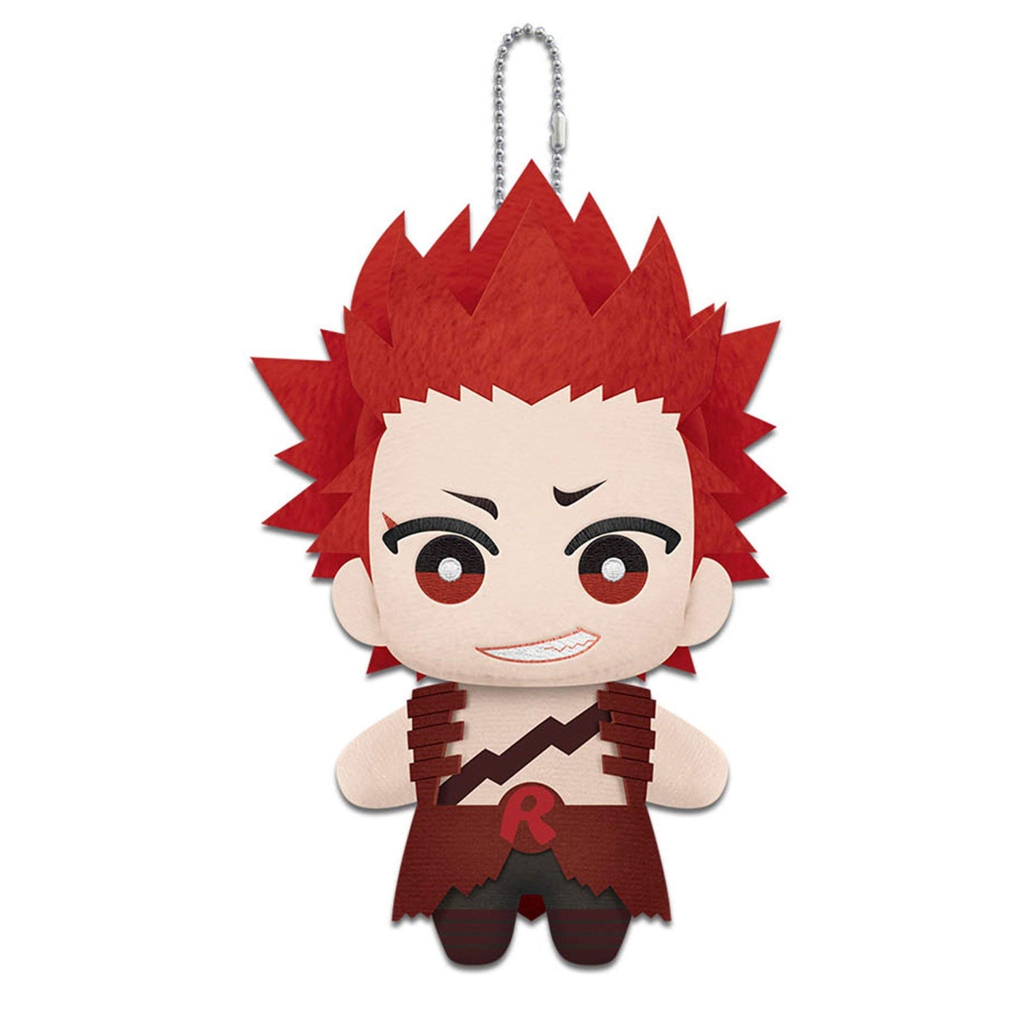 Little Buddy 1701 My Hero Academia Eijiro Kirishima Plush Dangler, 6', Multicolor