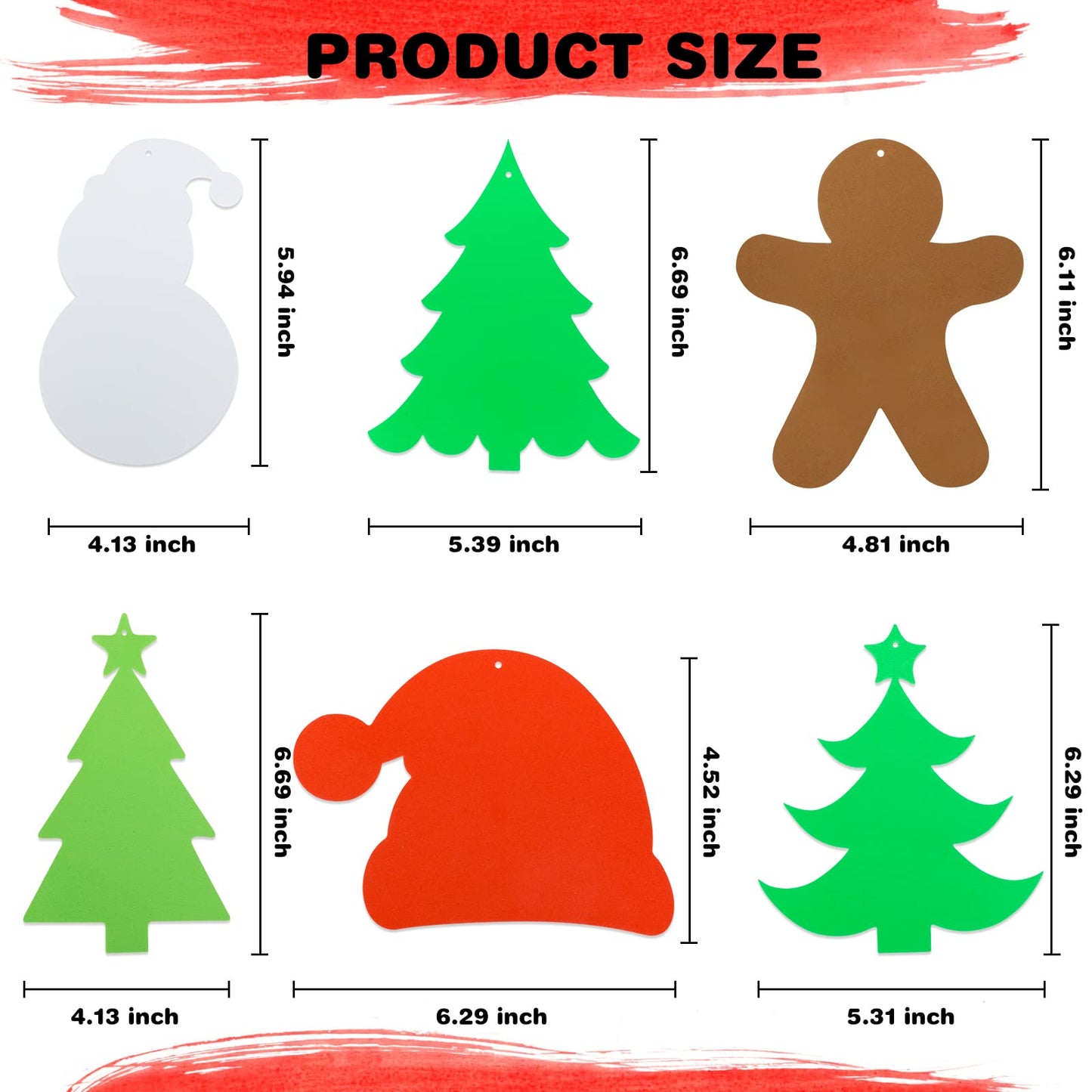 Max Fun 302PCS Christmas Crafts Tree Foam Shapes Stickers Set Craft Kits, Xmas Tree Hat Snowman Christmas Decorations for Kids C