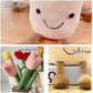 Evlooe 3Pcs Succulents/Tulip Plush Toy, Cute Succulents Plushies, Stuffed Potted Plants Plush Doll, Soft Plush Succulent Gifts F