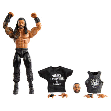 Wwe Roman Reigns Elite Collection Action Figure, 6-In/15.24-Cm Posable Collectible Gift For Wwe Fans Ages 8 Years Old & Up