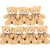 Tezituor Teddy Bears Stuffed Animal 7 Packs In Bulk, Small Teddy Bear Bulk 12'' For Baby Shower Decorations, Stuffed Bear Plush