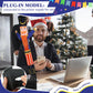 Poen 3 Pcs Winter Mini Inflatable Tube Man Gift Wacky Waving Inflatable Tube Guy With Blower Desktop Mini Dancer Tubes Man Gift For Winter Man Women Birthday Party Decoration(Nutcracker)