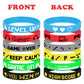TUPARKA 36 Pcs Video Game Silicone Wristbands Game Party Supplies for Birthday Party Baby Shower Party Favors, 6 Styles