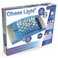 Lexibook Chesslight®, Electronic Chess Game With Touch-Sensitive Keyboard And Light And Sound Effects, 32 Pieces, 64 Levels Of Difficulty, Battery Or Plug, Blue/Grey, Lcg3000