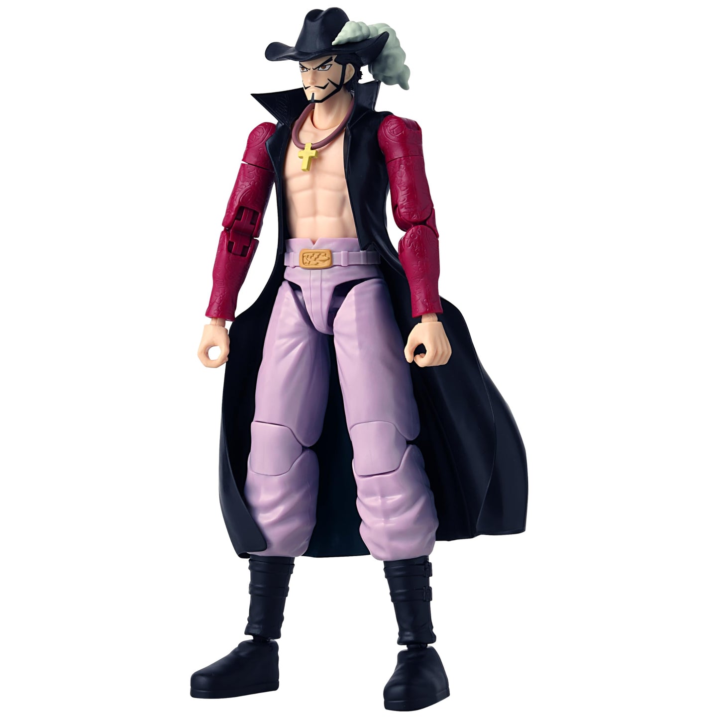 ANIME HEROES Dracule Mihawk Action Figure - Model 37053 - PVC Material - One Piece Collection