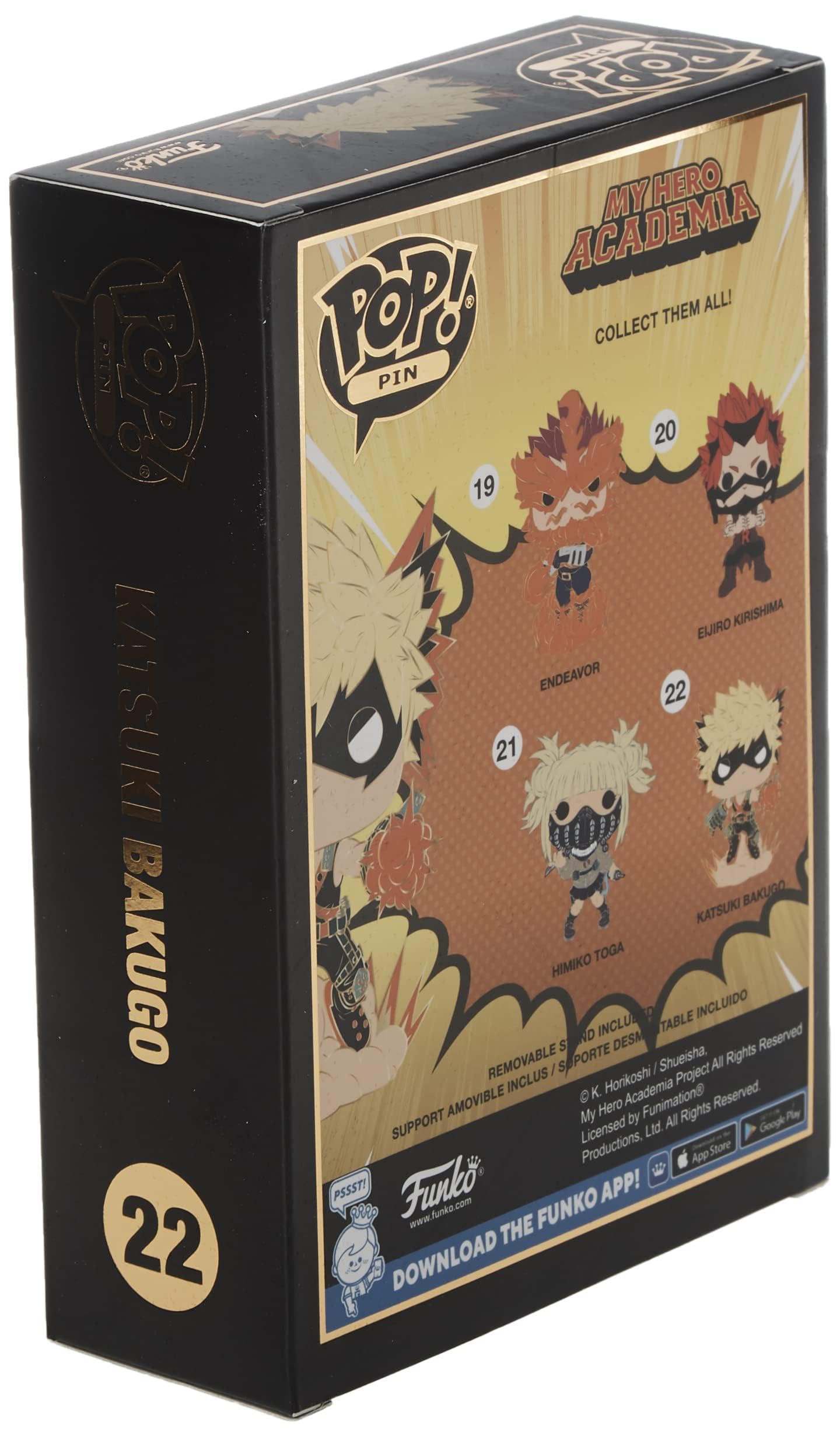 Funko Pop! Sized Pin: My Hero Academia - Bakugo With Chase (Styles May Vary)
