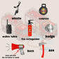Yolsun Kid'S Fireman Costume, Boy Firefighter Dress Up, Fire Fighter With Toy Accessories Halloween Role Play (11 Pcs, 10-12 Yea