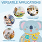 Monlurd Wooden Koala Sensory Wall Toy, Busy Board For Toddlers, Montessori Sensory Wall Panel For Kids, Ideal For Classroom, Pla