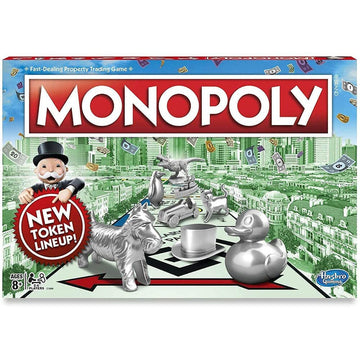 Monopoly Game, Family Board Game For 2 To 6 Players, Monopoly Board Game For Kids Ages 8 And Up, Includes Fan Vote Community Chest Cards