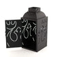 Seven20 Star Wars Stamped Lantern | Black Die-Cut Rebel Insignia Pattern | Indoor & Outdoor Use | 14 Inches Tall