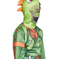 Fortnite Boys' Officially Licensed Rex Hooded Costume Jacket Green