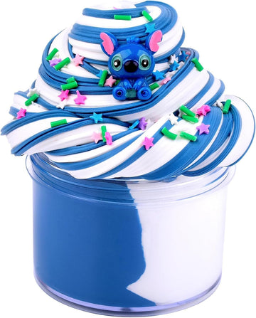 Christmas Blue Slime, Super Soft And Non-Sticky Butter Slime, Diy Slime Kit For Girls Boys, Kids Party Favors Slime Putty Toy