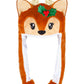 YOYTOO Plush Novelty Animal Hat with Ears Moving Jumping Pop Up Beating Plush Dress Up, One Size Fits All Adults & Children (Chr