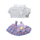 17cm Doll Clothes   17cm Clothes Skirt Set  2 Piece Set T-Shirt+Colorful Skirt Outfit enhanced Fashion Cute Doll Accessories (NO Doll)(Style B)