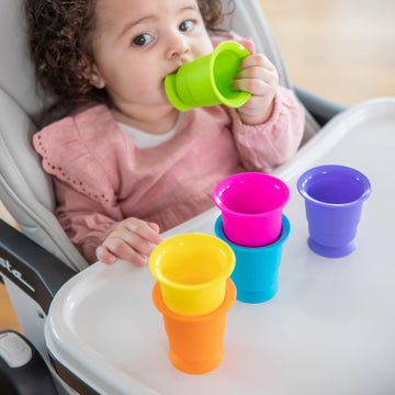 Fat Brain Toys Suction Kupz - Creative Tactile Learning Toy For Babies & Toddlers