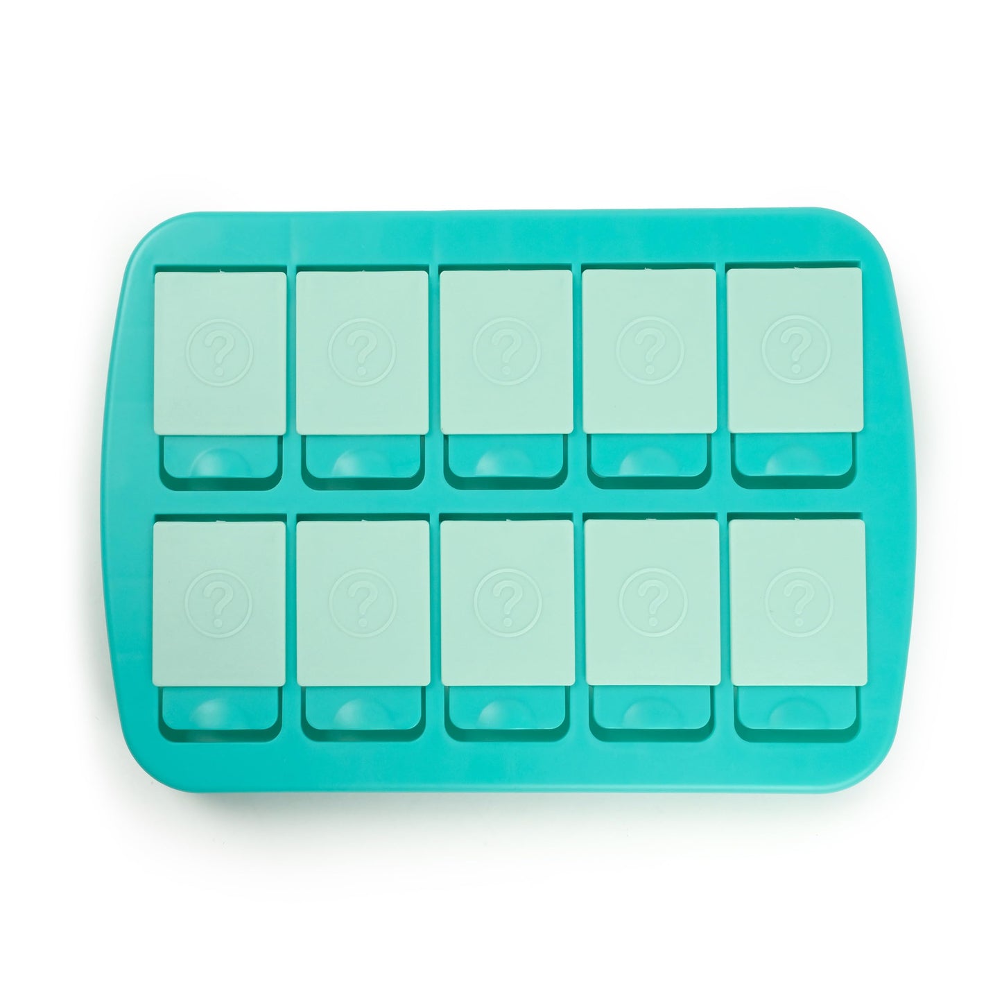 Genuine Fred Mini Match UP Snack Tray, Interactive Game for Kids, BPA Free, Teal, 8.5" x 6", Dishwasher Safe