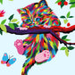 Elftoyer Paint By Numbers For Kids & Beginner, Diy Canvas Painting Gift Kits - Colorful Cats And Butterflies 16 X 20 Inch (Without Framed)