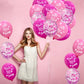 Sweet 16Th Birthday Latex Balloons Confetti Balloon Pink And Hot Pink Party Decorations 30 Pack 12 Inch Helium Printed 16 Number