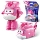 Super Wings Transformable Toys, 2 In Dizzy Robot Transforming Action Figures, 2-In-1 Mode Robot Toys For Boys Girls 4-6 6-8, Fun